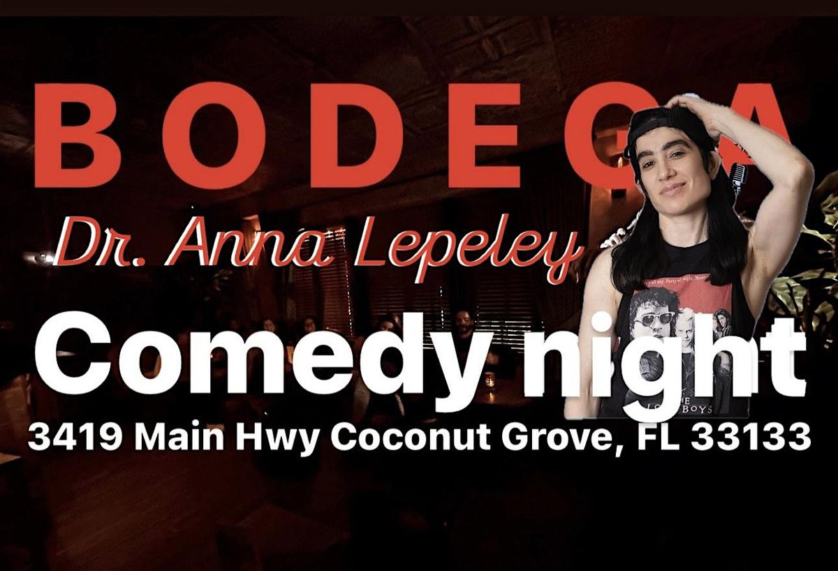 Dr Anna Lepeley live at BODEGA!