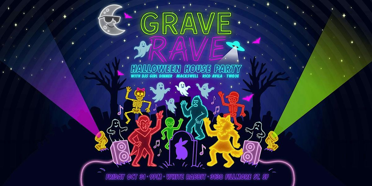 Grave Rave - White Rabbit Halloween