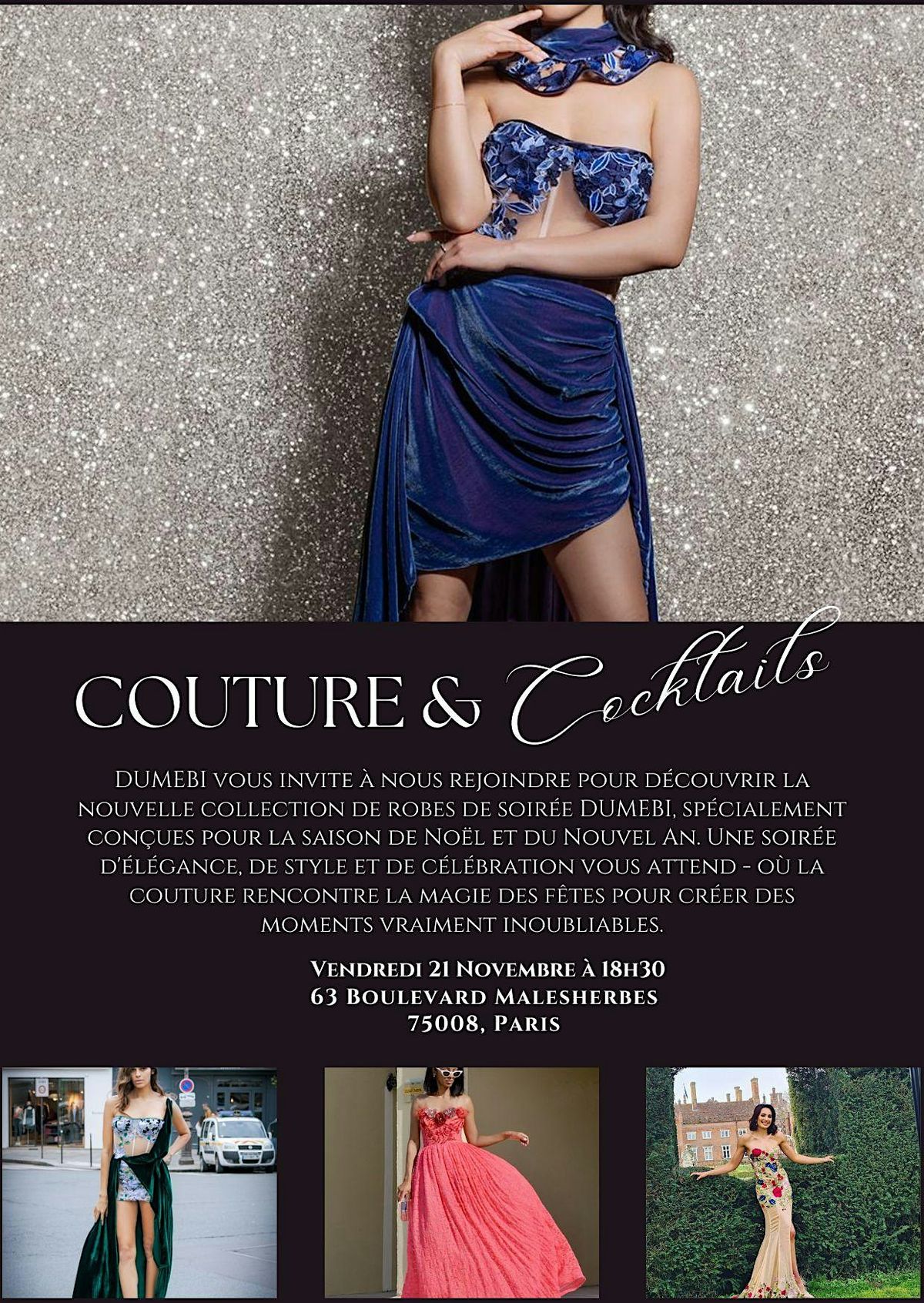 \u2728 COUTURE & COCKTAILS \u2013 Une soir\u00e9e exclusive chez DUMEBI \u2728