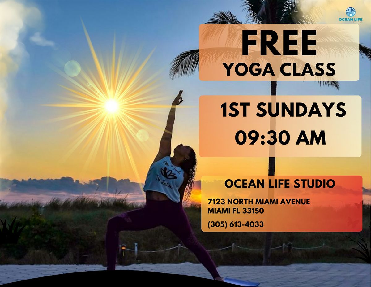 Free Yoga Class Every 1st Sunday