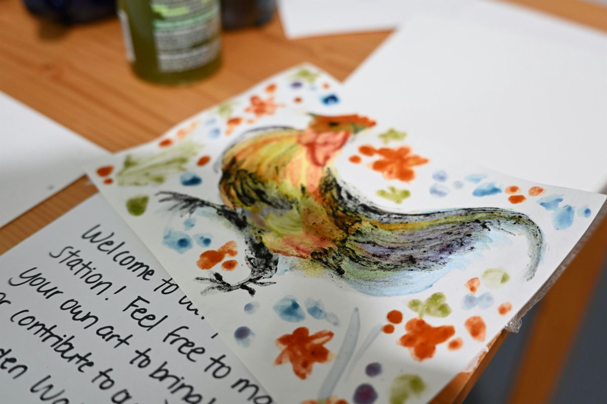 In the G(art)den: Painting with Natural Pigments