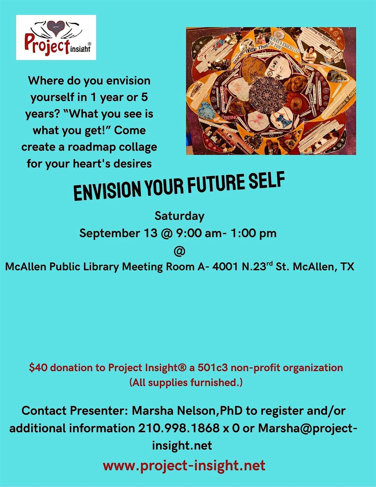 Envision Your Future Self thru the Creation of a Roadmap