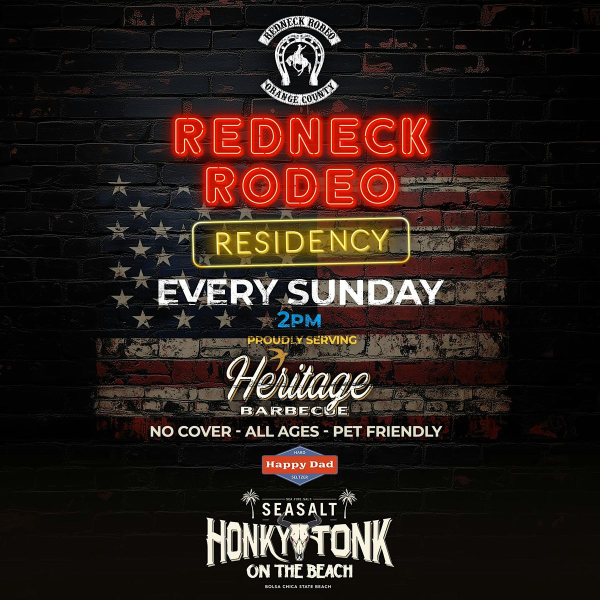 SeaSalt Honky Tonk presents Redneck Rodeo Eery Sunday 2PM