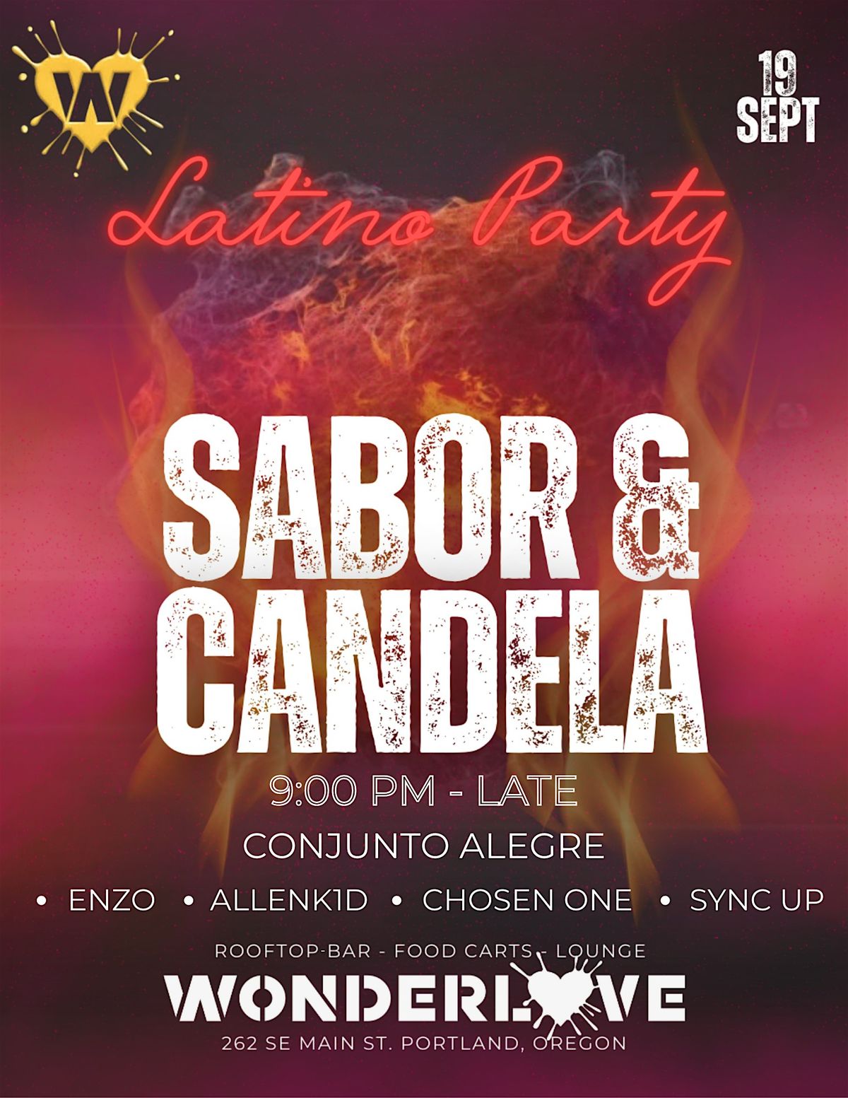 Sabor y Candela Latin Party