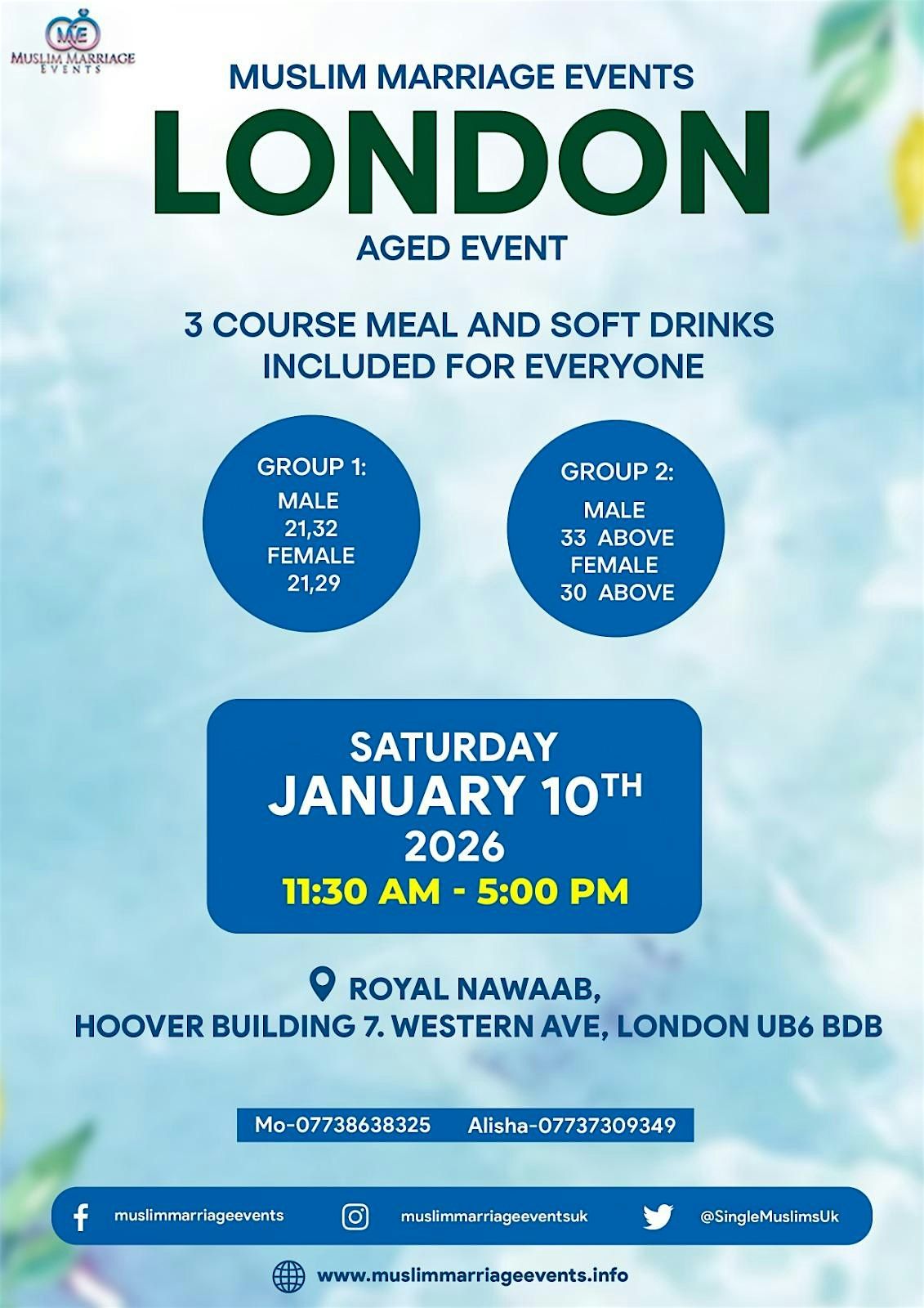 Single Muslim Marriage Events - London