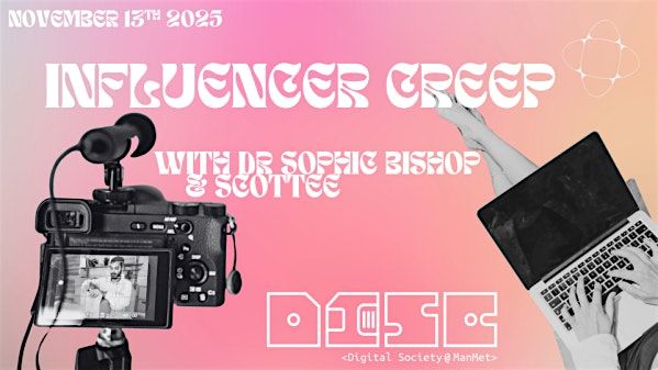 Book Launch: Influencer Creep by Sophie Bishop