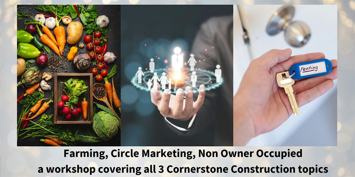 Farming, Circle Marketing, Non-Owner Occupied Workshop