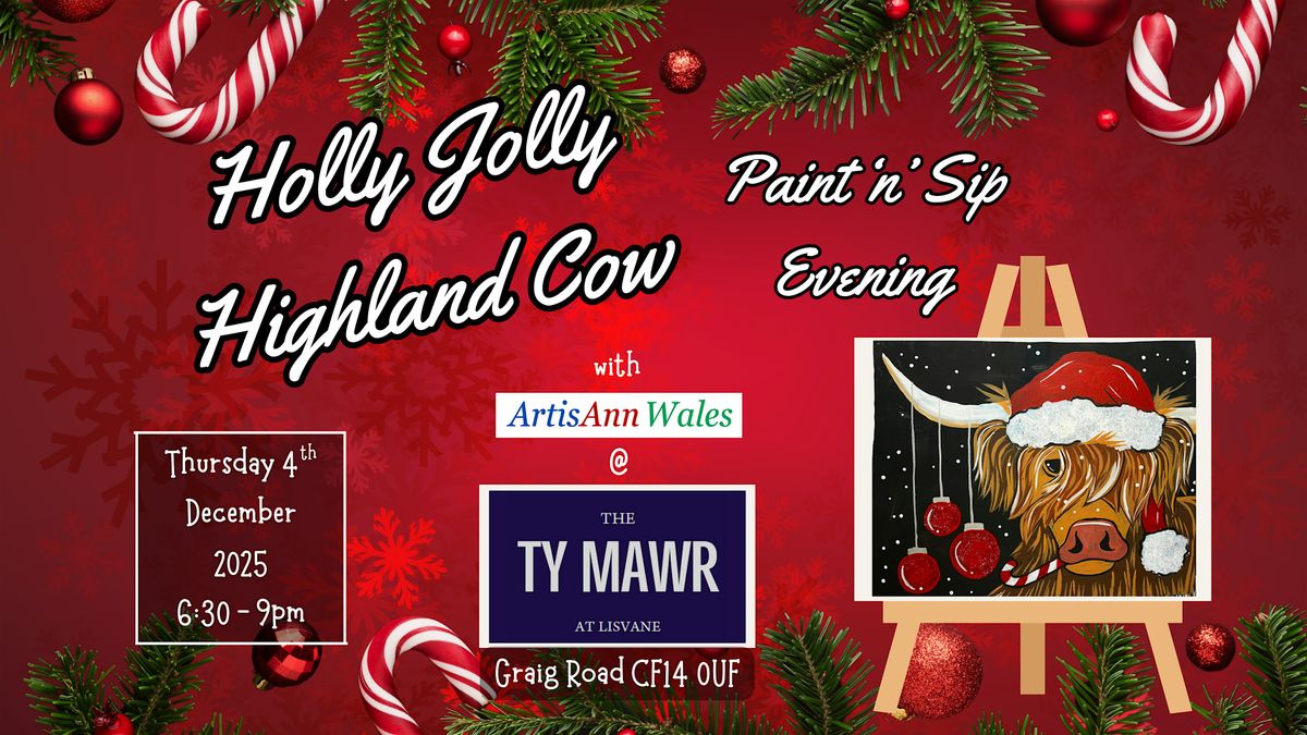 Holly Jolly Highlander Paint n Sip Evening