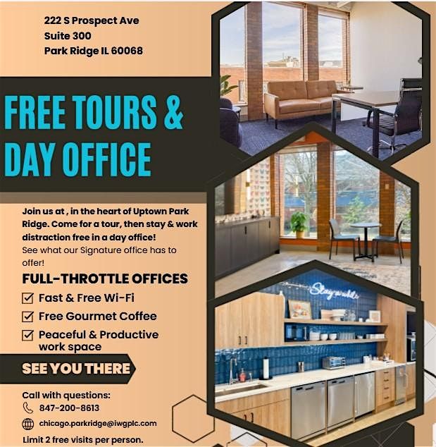 Free Office Tours & Day Office Pass