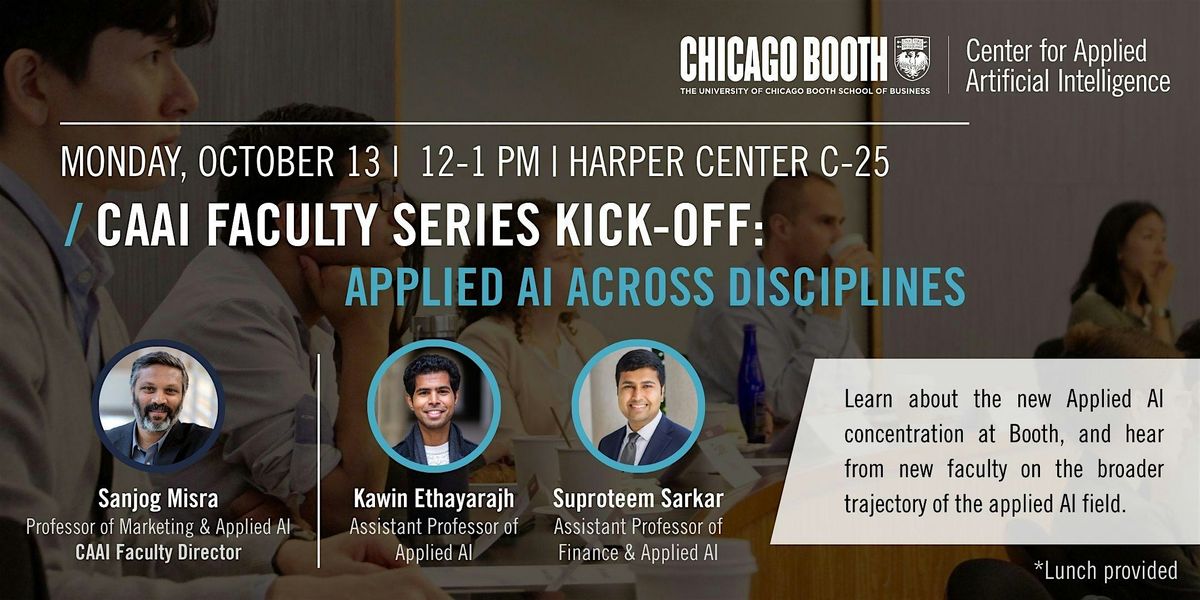 Applied AI Faculty Series