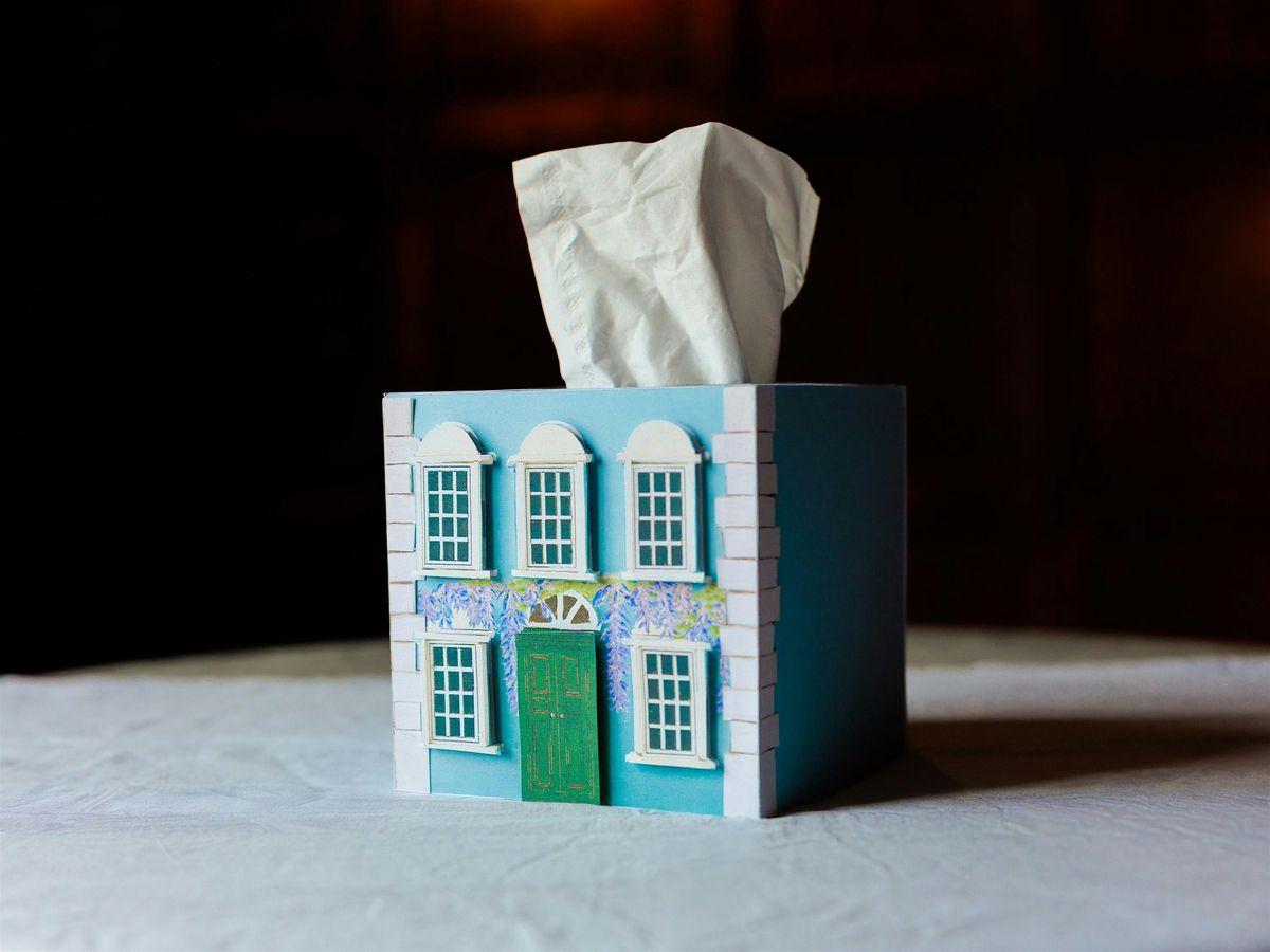 Miniature Georgian House papercraft workshop