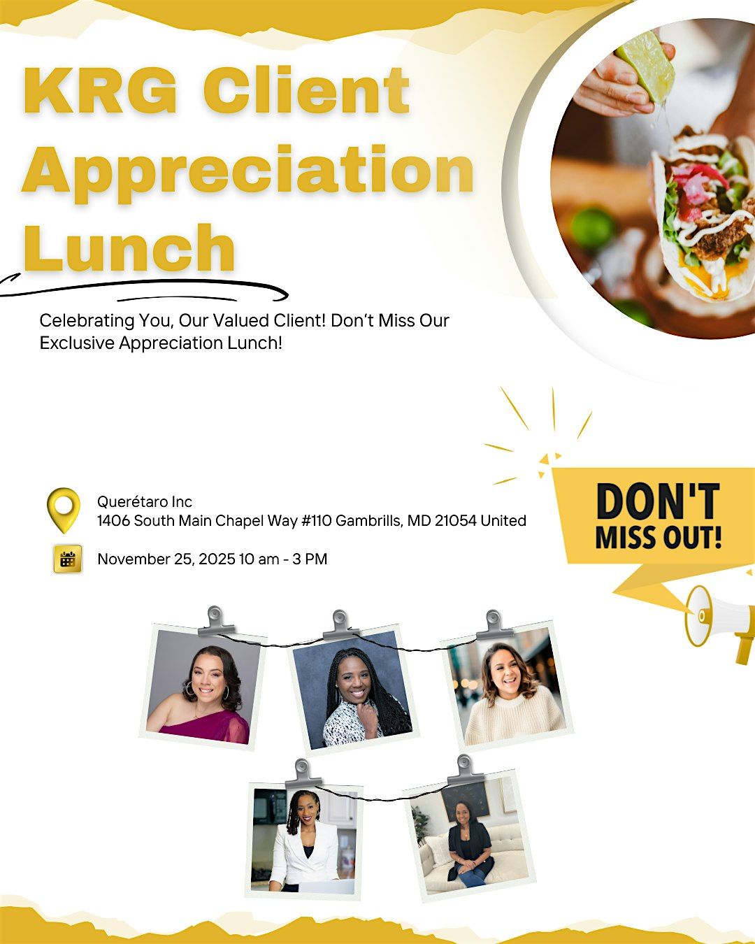 2025 KRG Client Appreciation Event