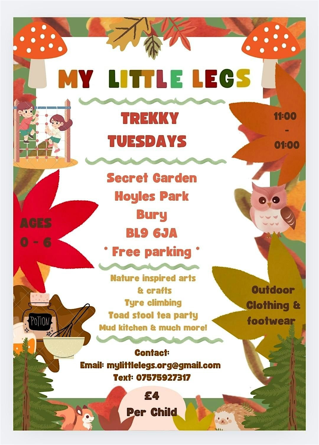 My Little Legs - Trekky Tuesdays!