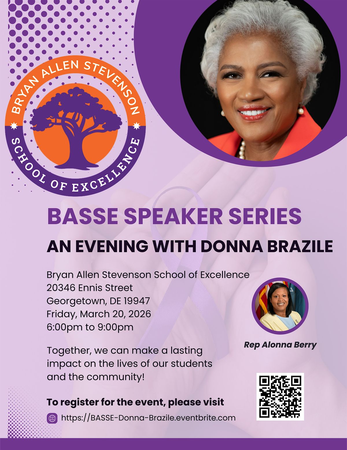 BASSE Speaker Series- an Evening with Donna Brazile