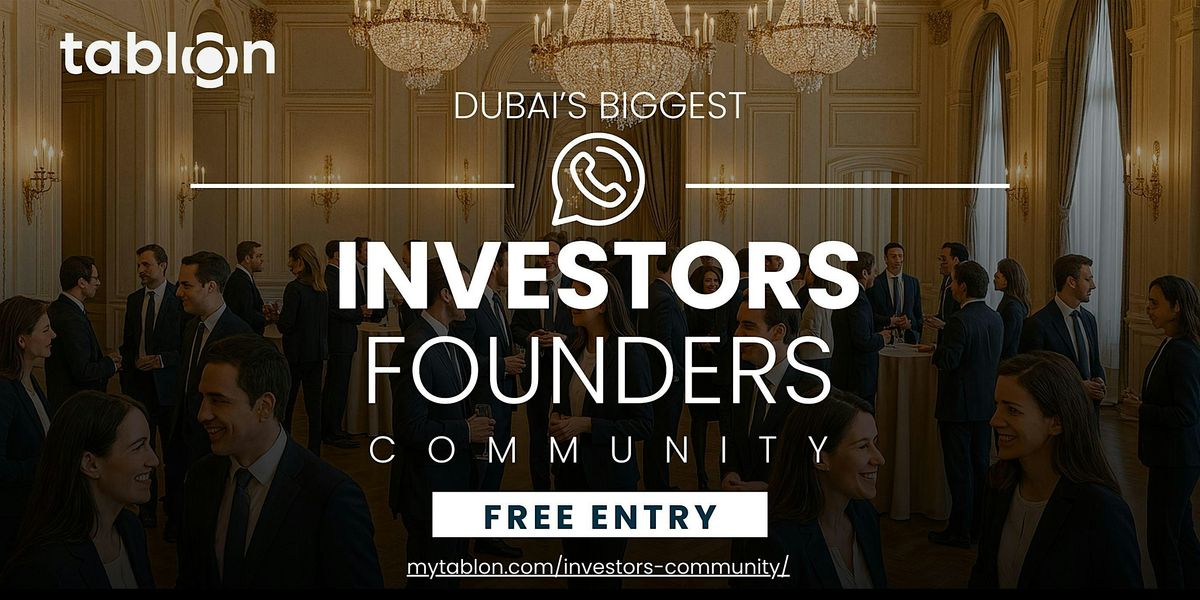 Join Biggest Community | Investors Founders | California
