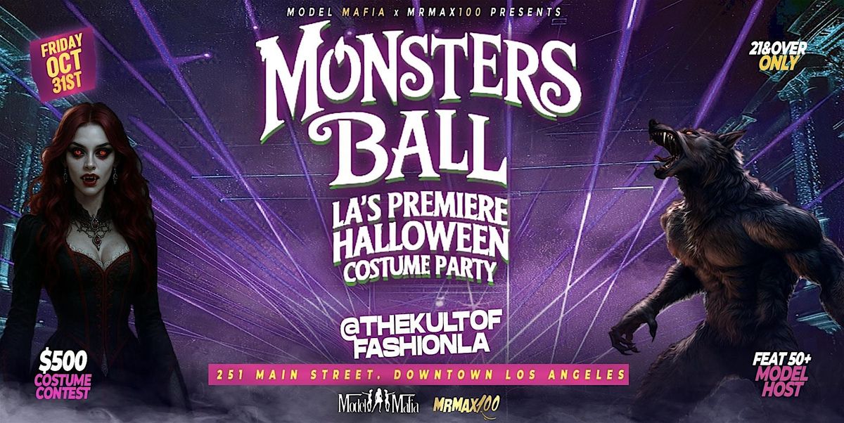 THE MONSTERS BALL \u201cLA\u2019s Premiere Halloween Costume Party\u201d