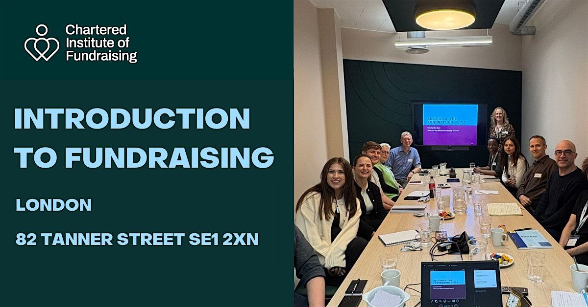 Introduction to Fundraising (London) - Wed 20 May 2026