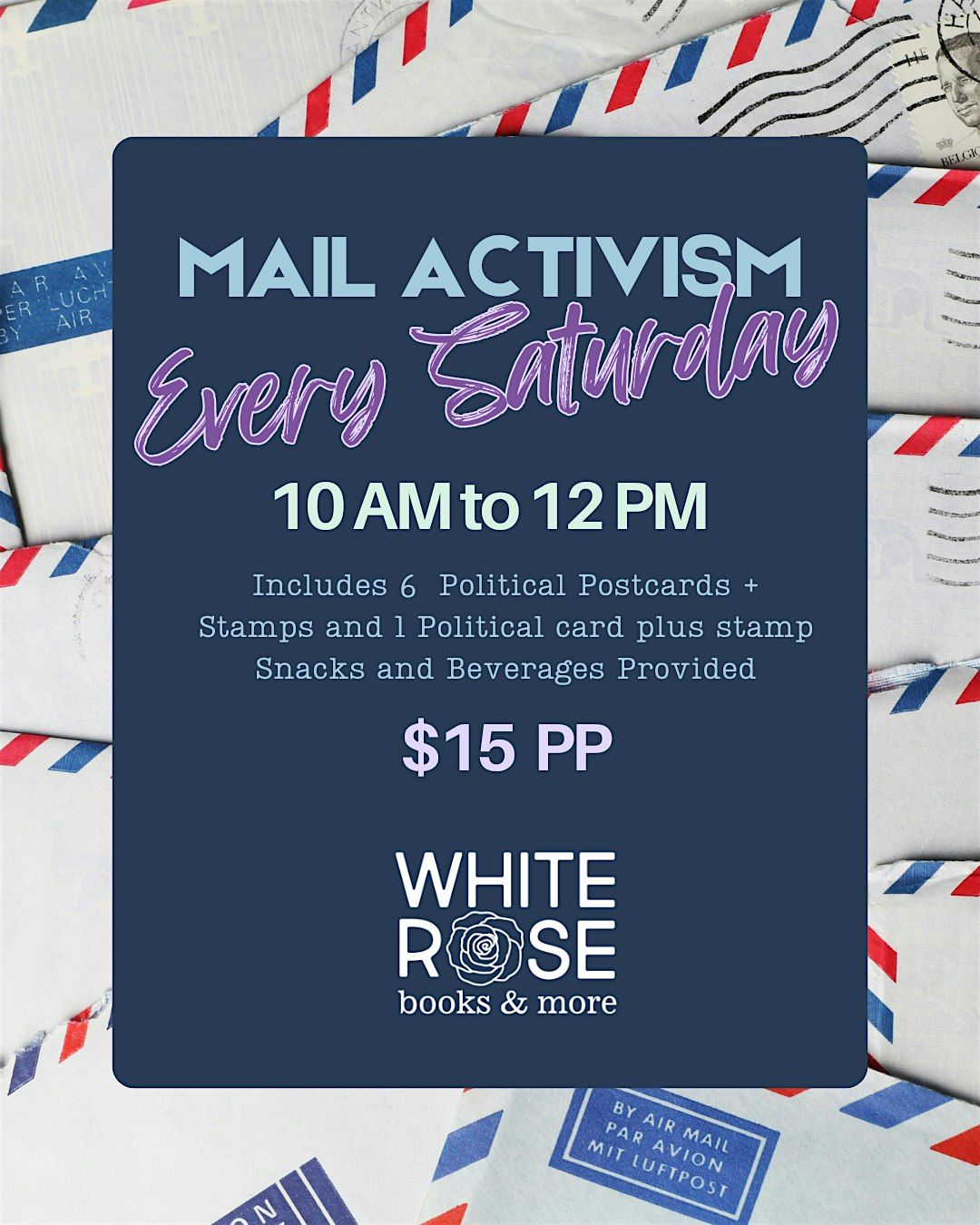 Mail Activism - Post Card and Card Writing Party