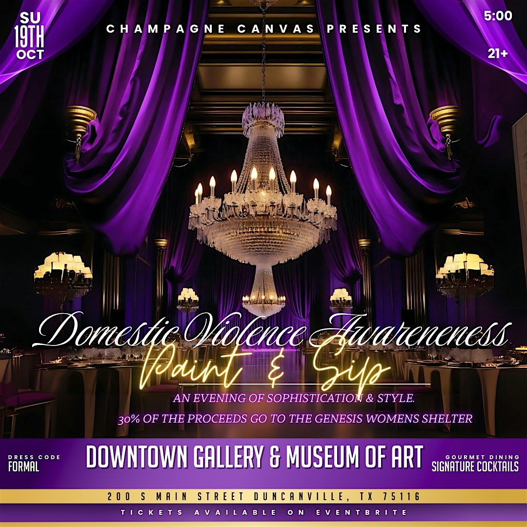 Domestic Violence Awareness Paint & Sip FUNDRAISER