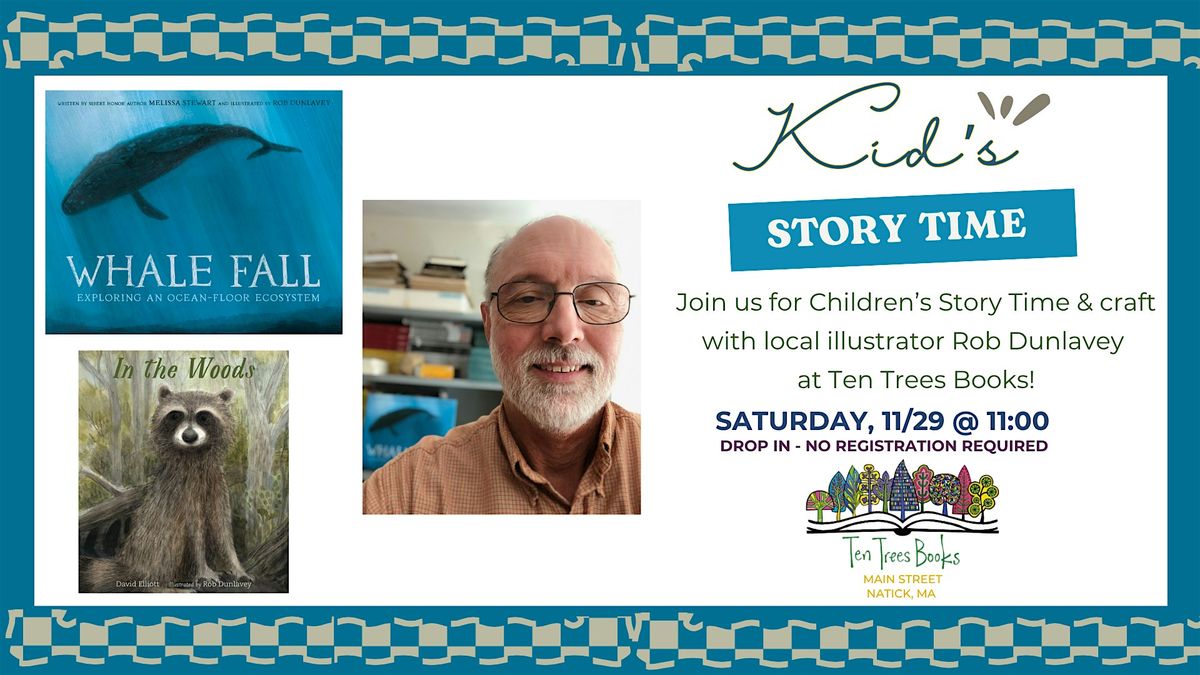 Kids' Story Time with the Illustrator at Ten Trees Books in Natick