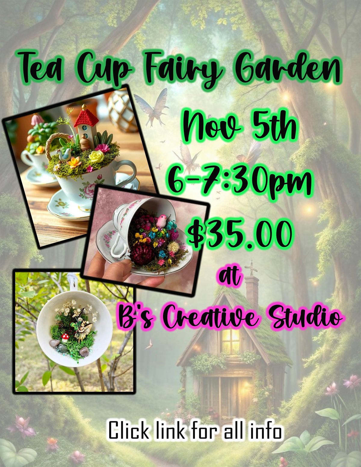 Tea Cup Fairy Garden