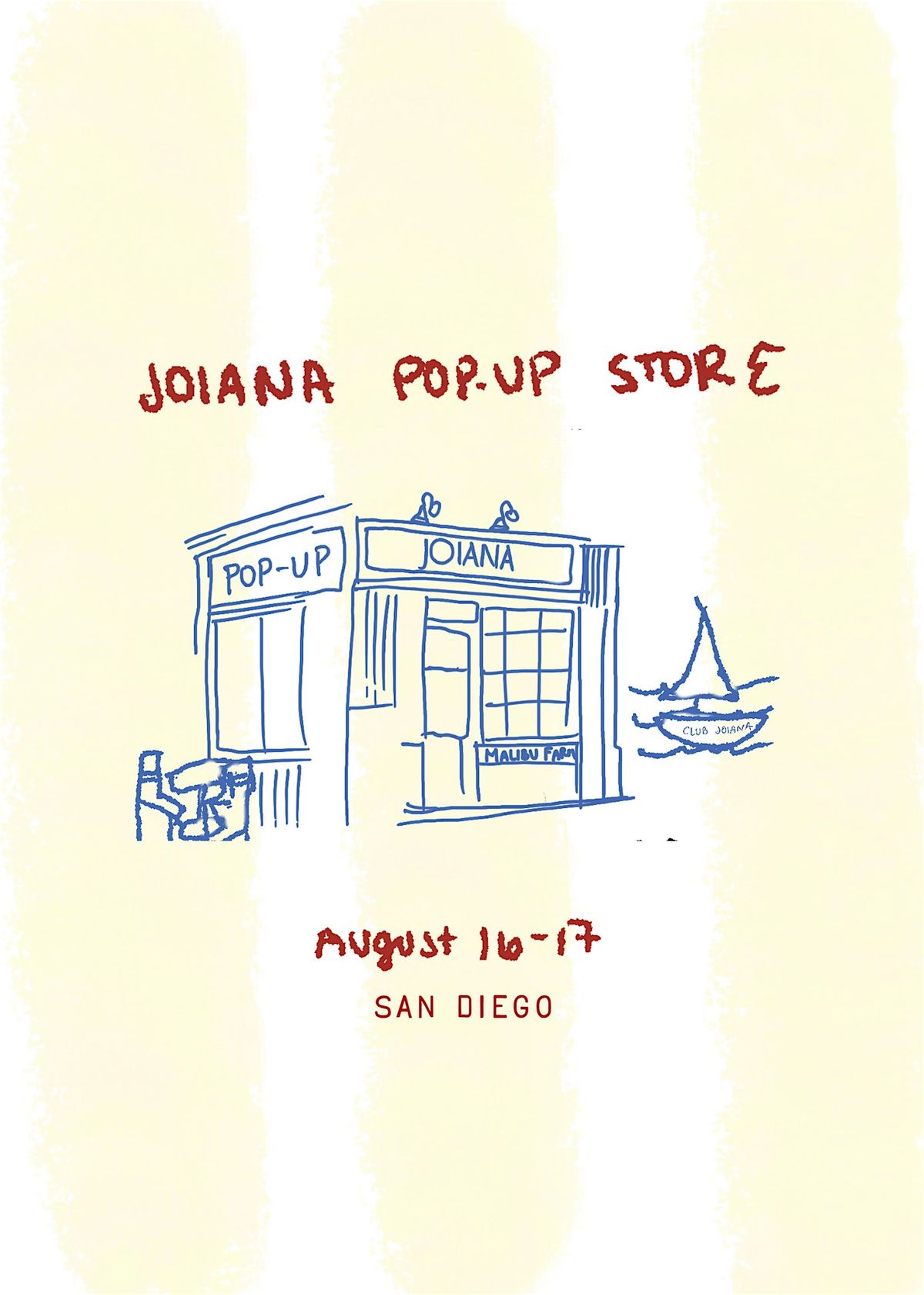 Joiana Summer Pop Up Shop