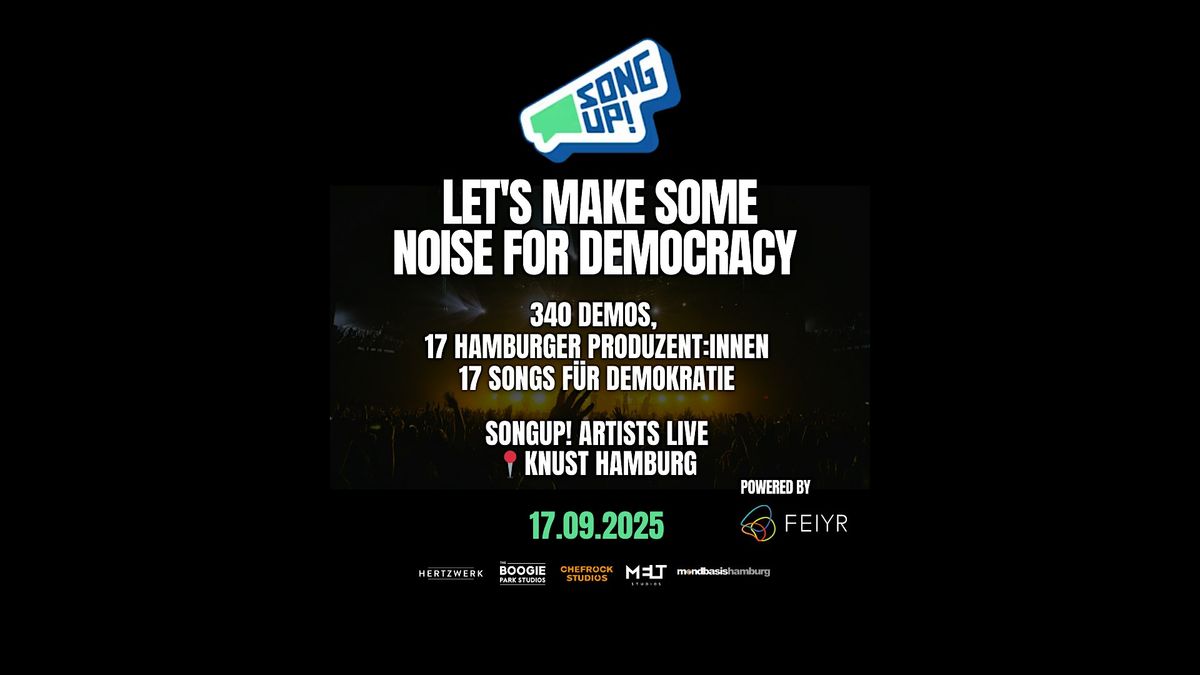 SongUp! \u2013 let\u2019s make some noise for democracy!
