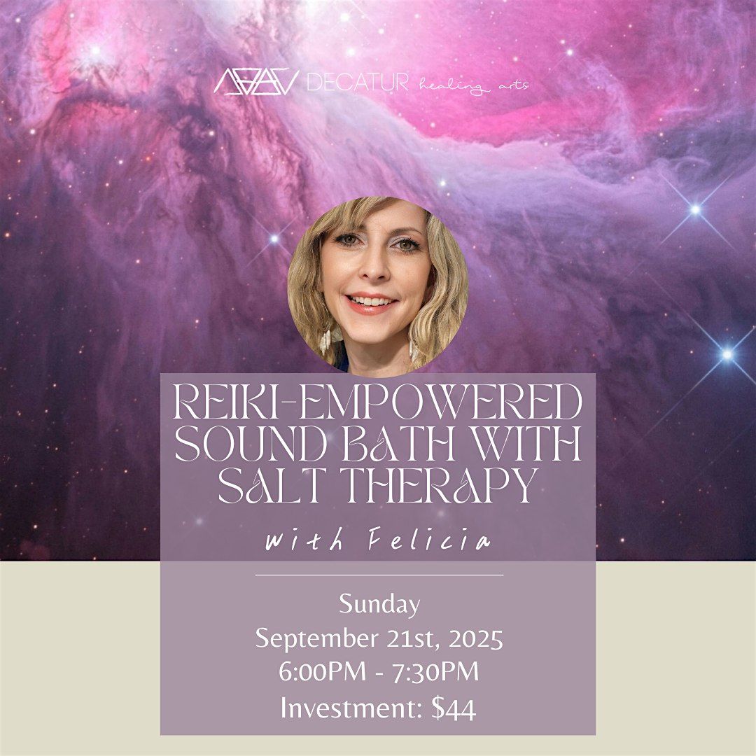 Reiki-Empowered Sound Bath with Salt Therapy
