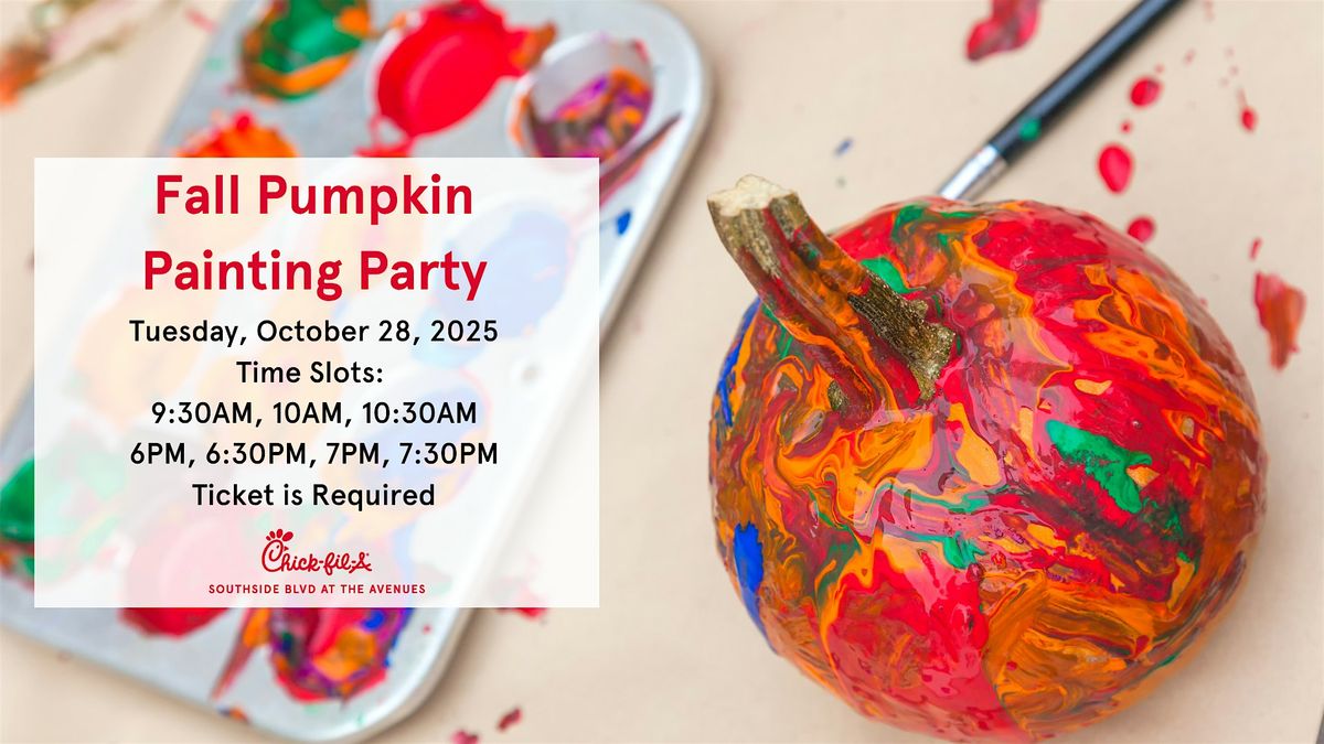 Pumpkin Painting Party