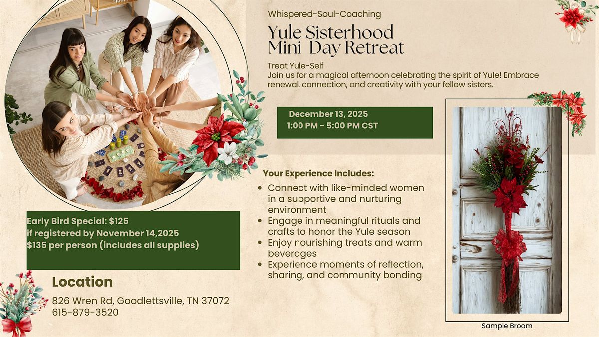 Yule Sisterhood  Mini  Day Retreat