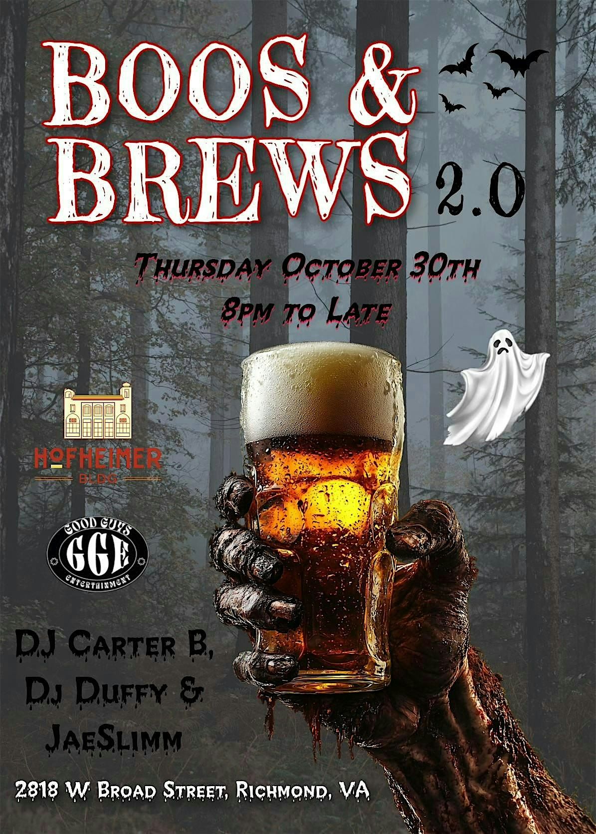BOOS & BREWS 2.0 at The Hof