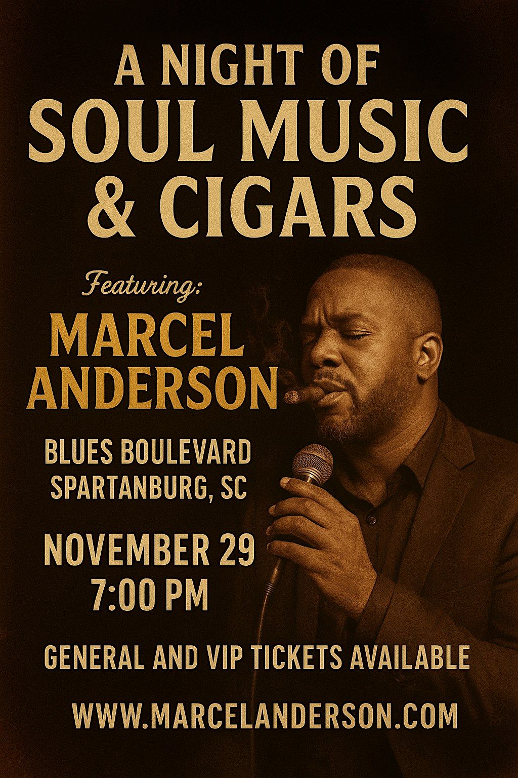 A Night of Soul Music & Cigars