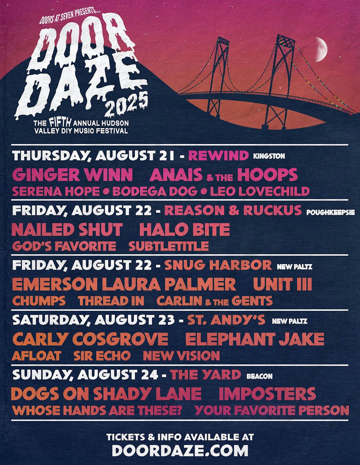 DOOR DAZE | REWIND - AUGUST 21