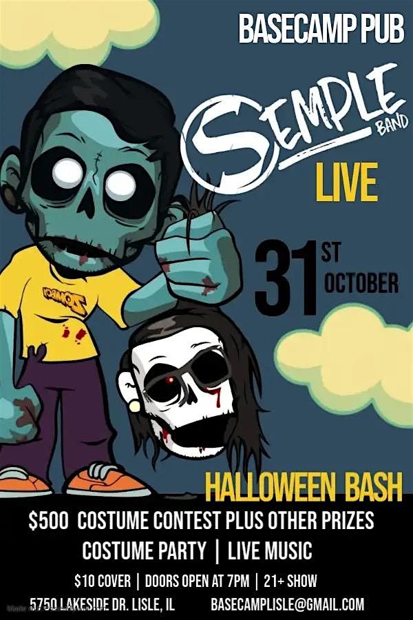 HALLOWEEN W\/ Semple Band + $500 COSTUME CONTEST!