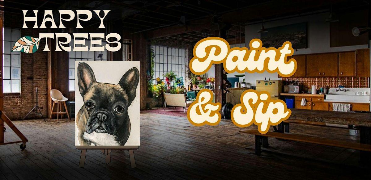 Paint & Sip Art Class- Paint your Pet