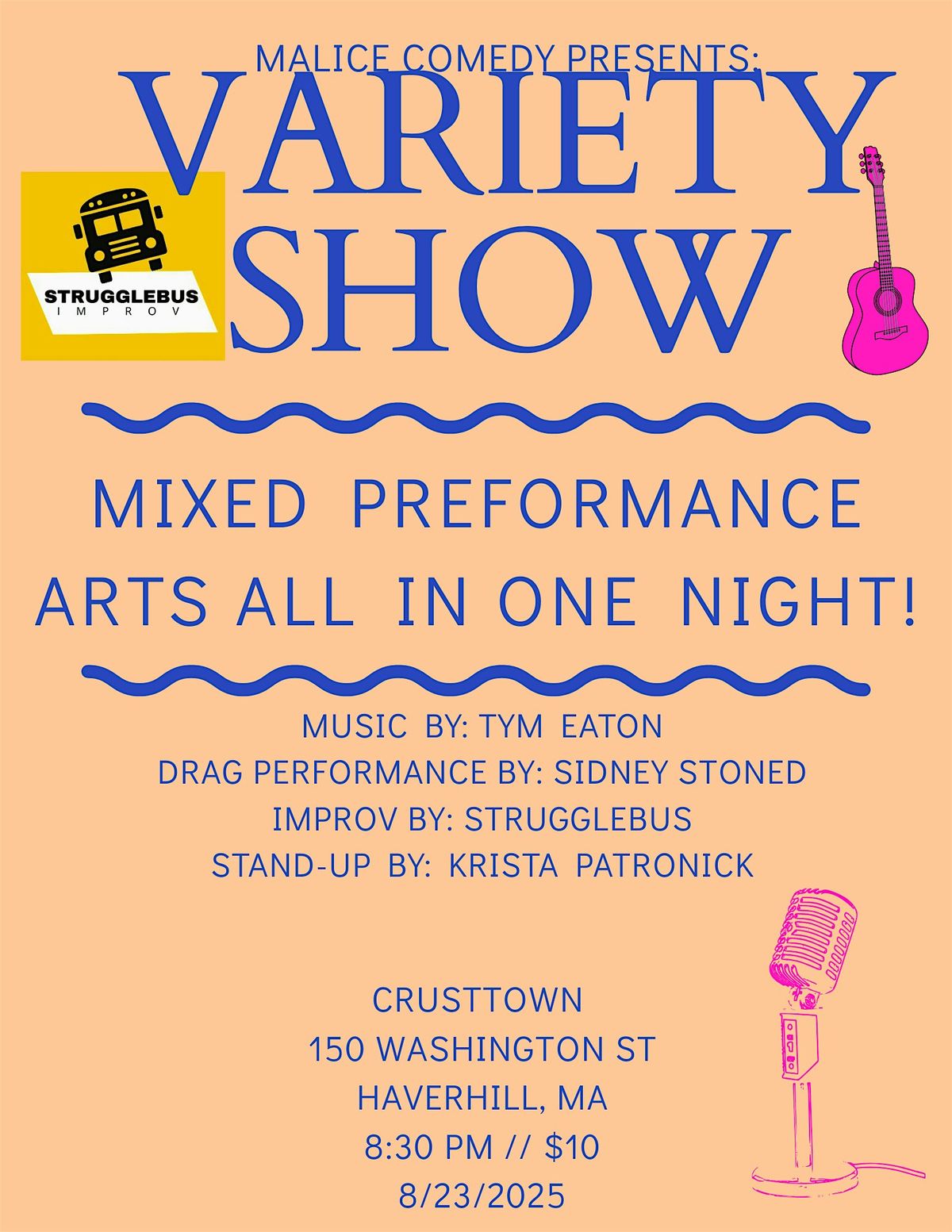 VARIETY SHOW AT CRUSTTOWN