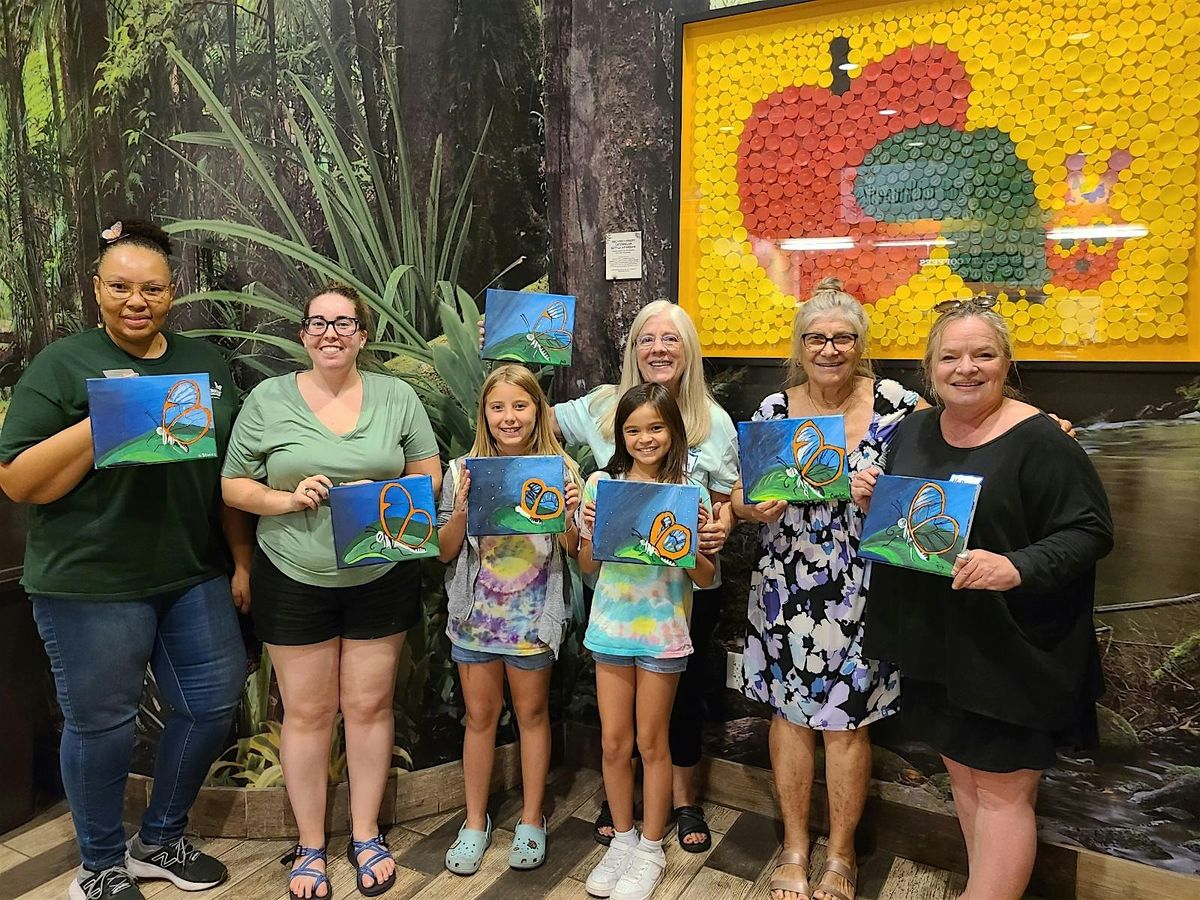 Brushstrokes Painting Class @ Butterfly Wonderland