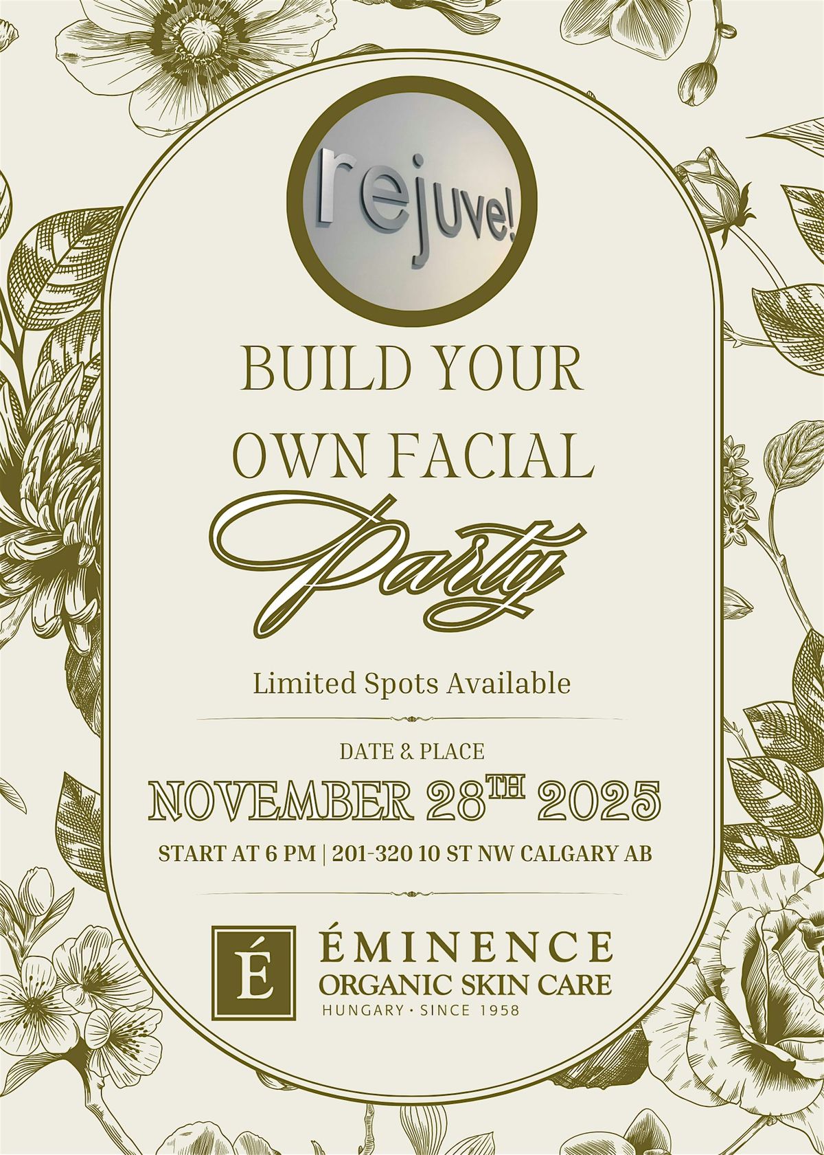 Build Your Own Facial Party