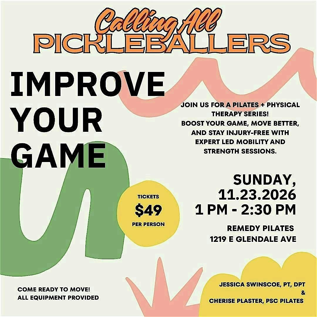 Physical Therapy + Pilates  Workshop for Pickleball