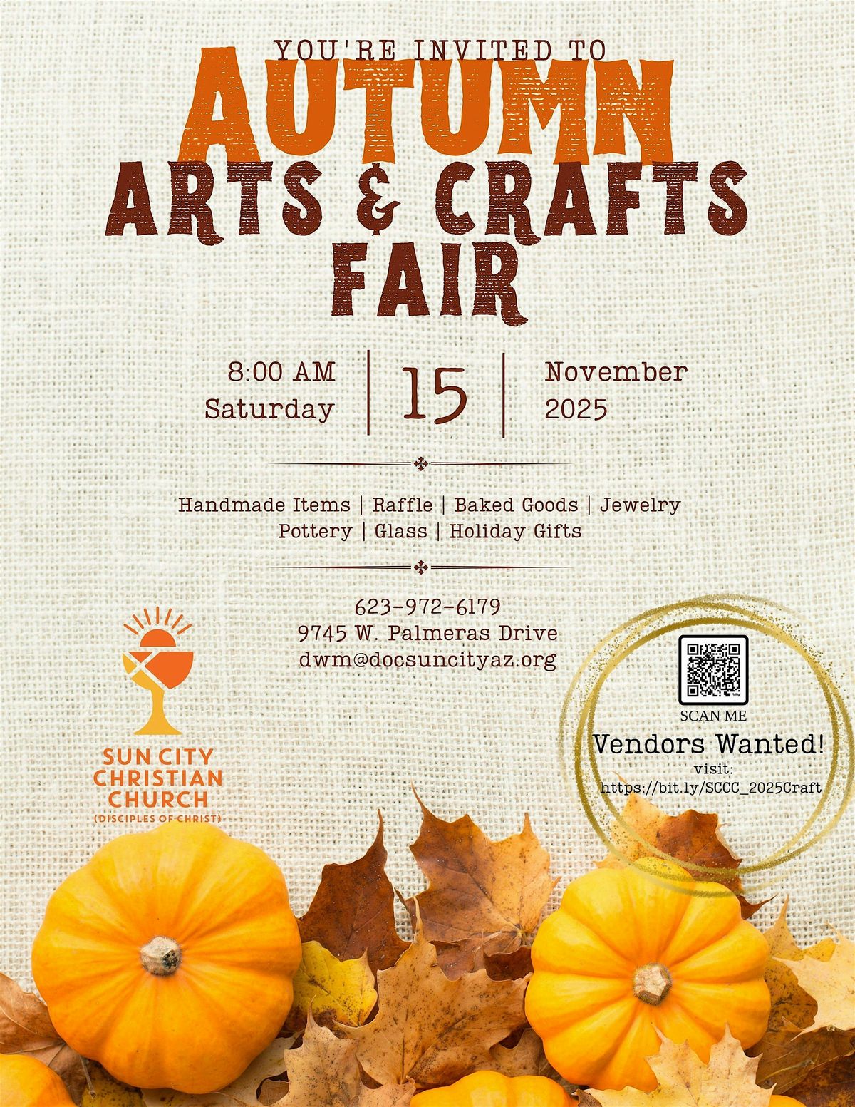Autumn \/ Fall Arts and Crafts Fair!