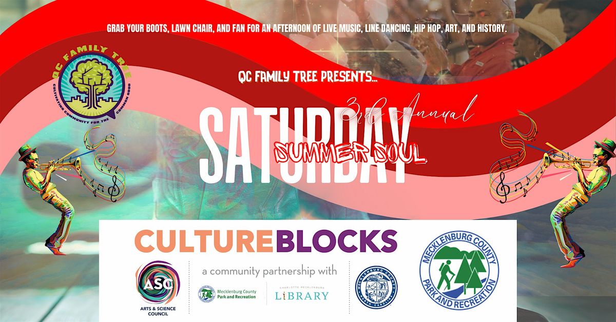 QC Family Tree Presents: Summer Soul Saturday 2025! | Bette Rae Thomas ...
