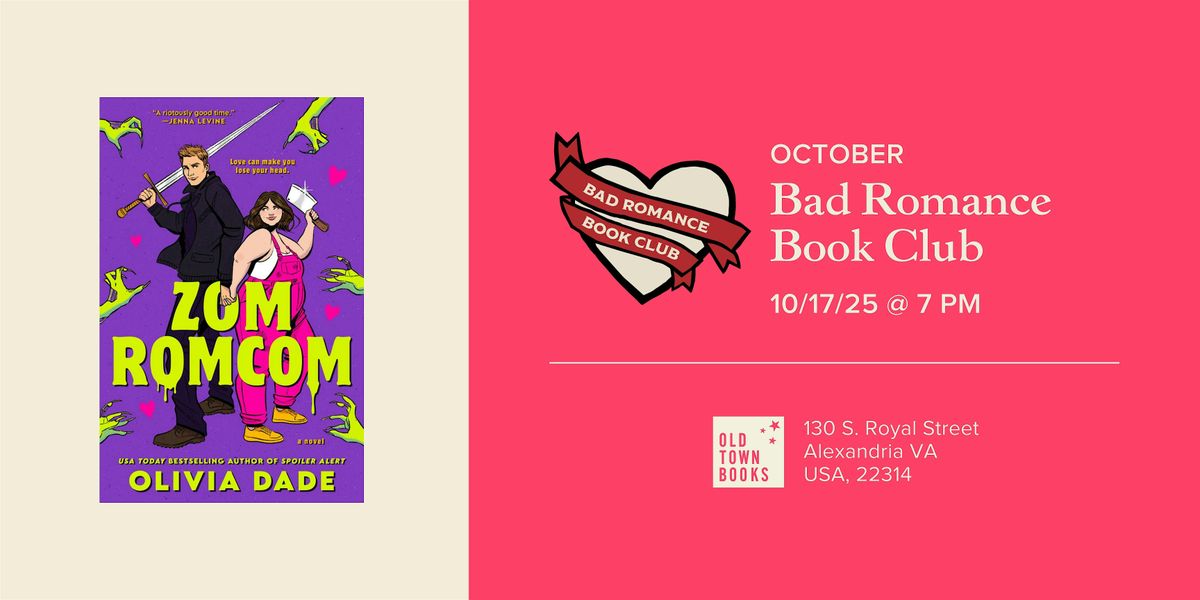 October Bad Romance Book Club: Zomromcom