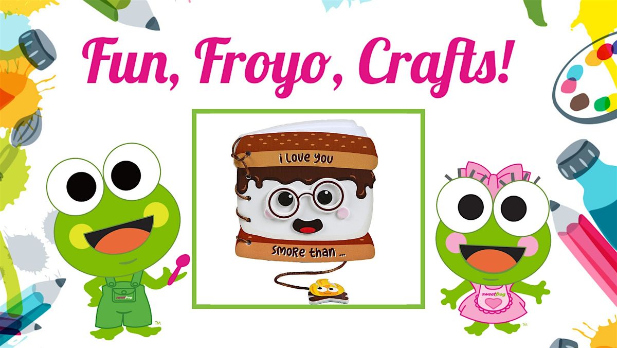 Free Kid's S'more Notebook Lacing Craft at sweetFrog Salisbury