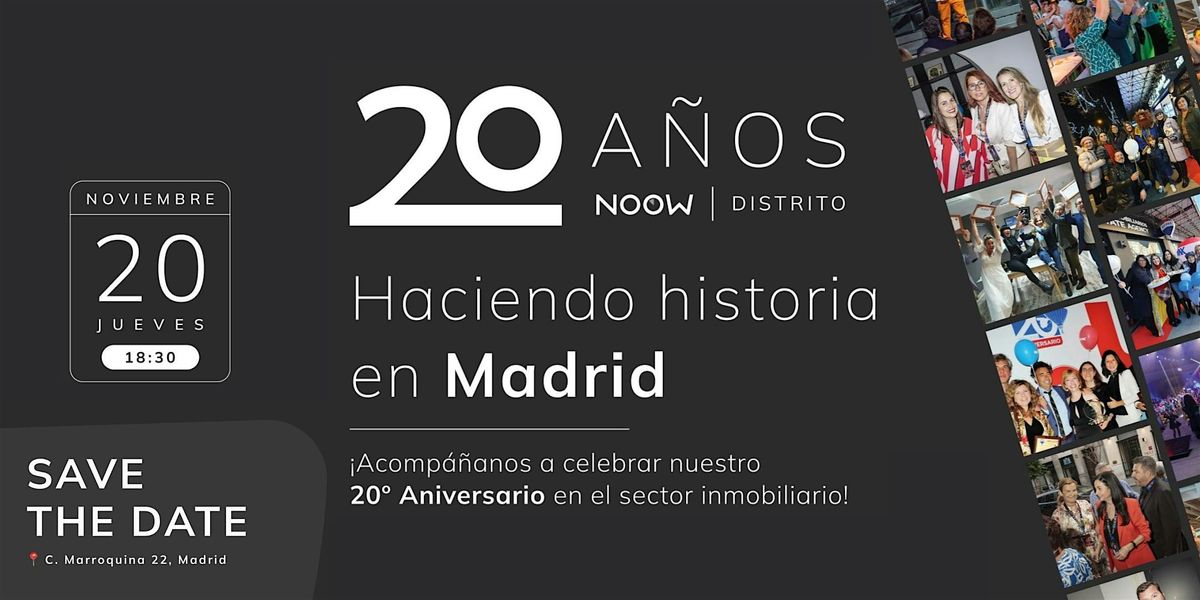 Eres Parte de Nuestra Historia -  20 A\u00f1os NOOW | Distrito