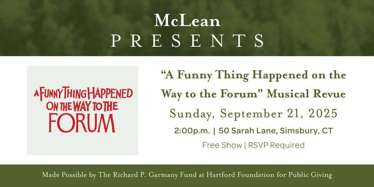 \u201cA Funny Thing Happened on the Way to the Forum\u201d Musical Revue