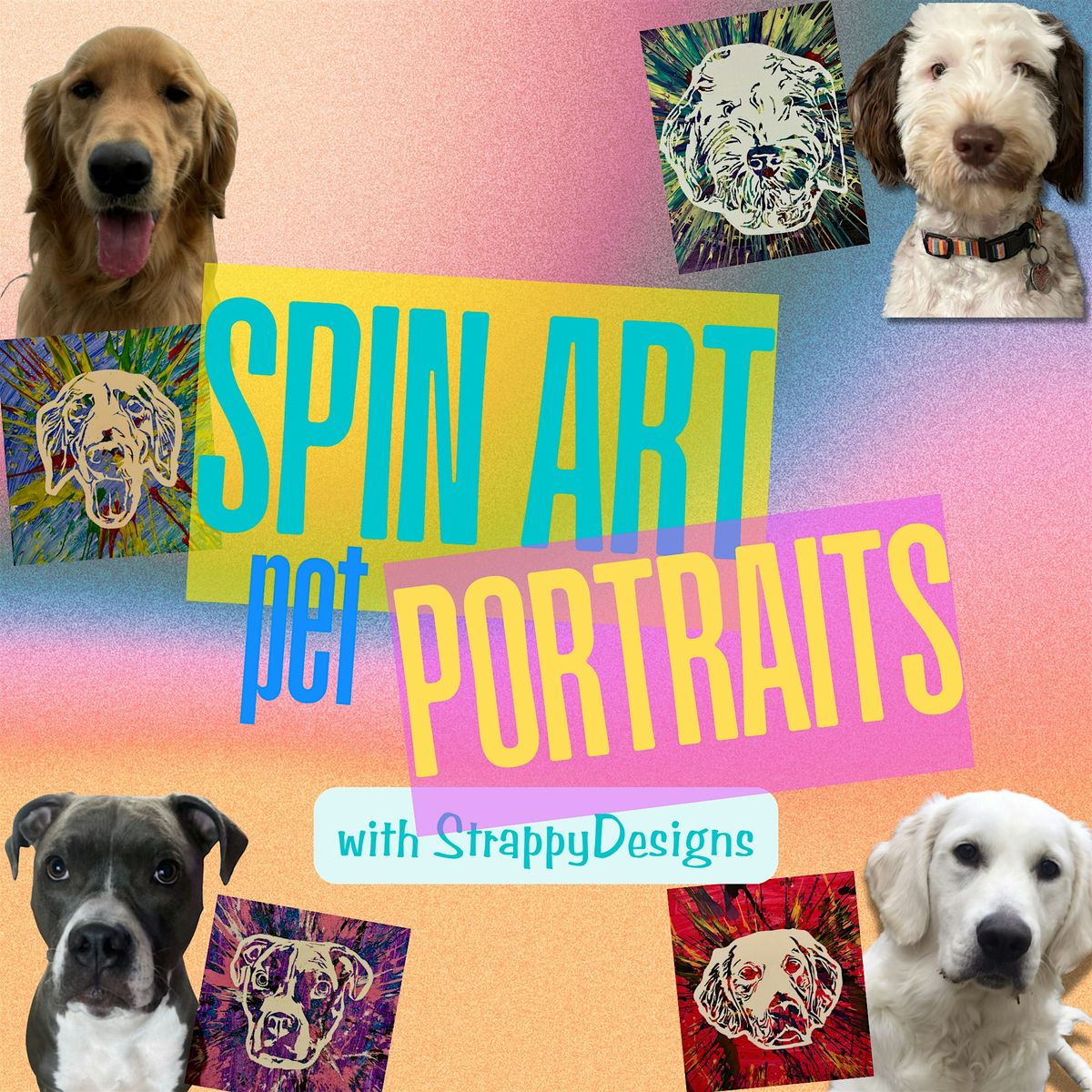 Spin Art Series at Pikes Peak Brewing Co. - Pet Portraits