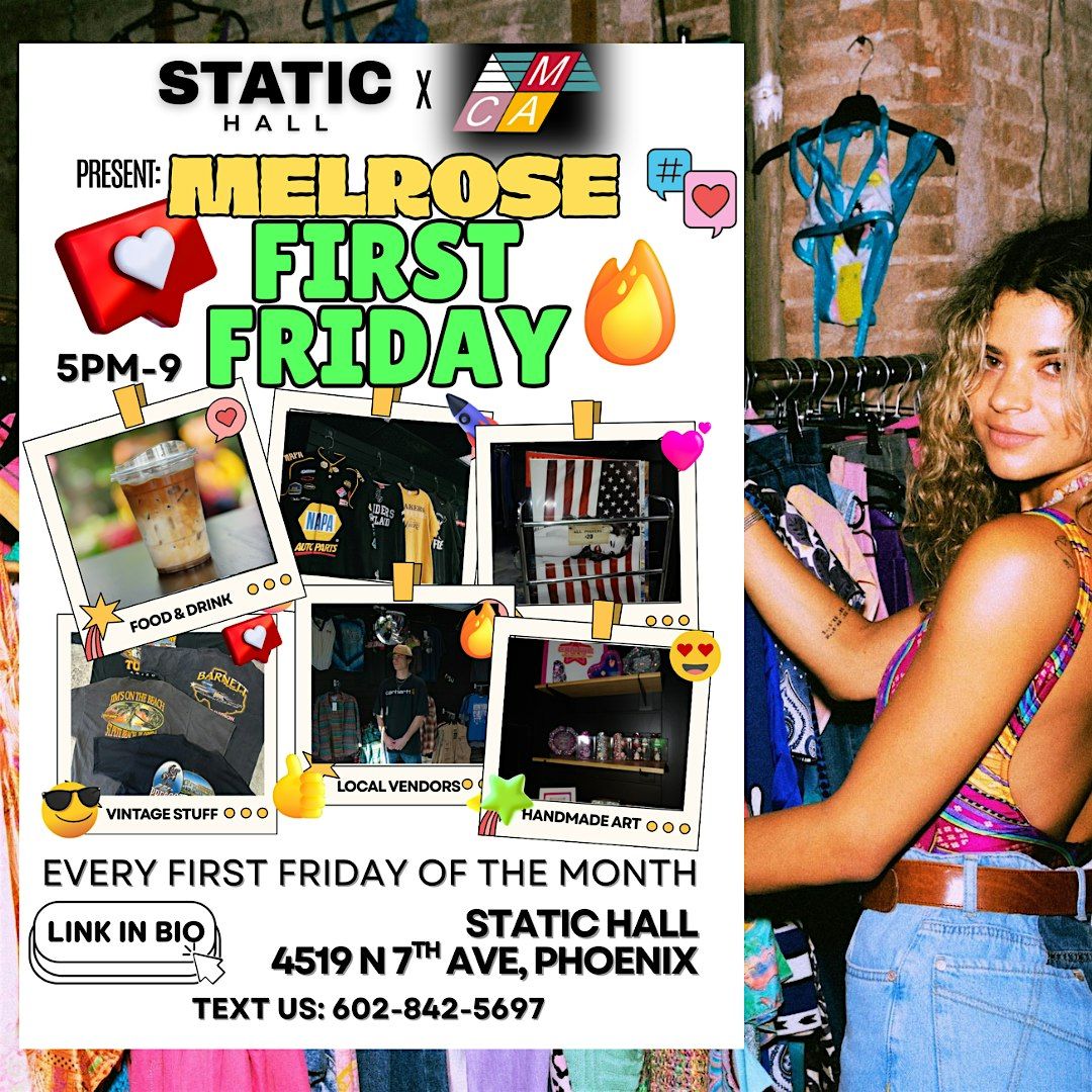 First Friday at Static Hall (Melrose First Friday)