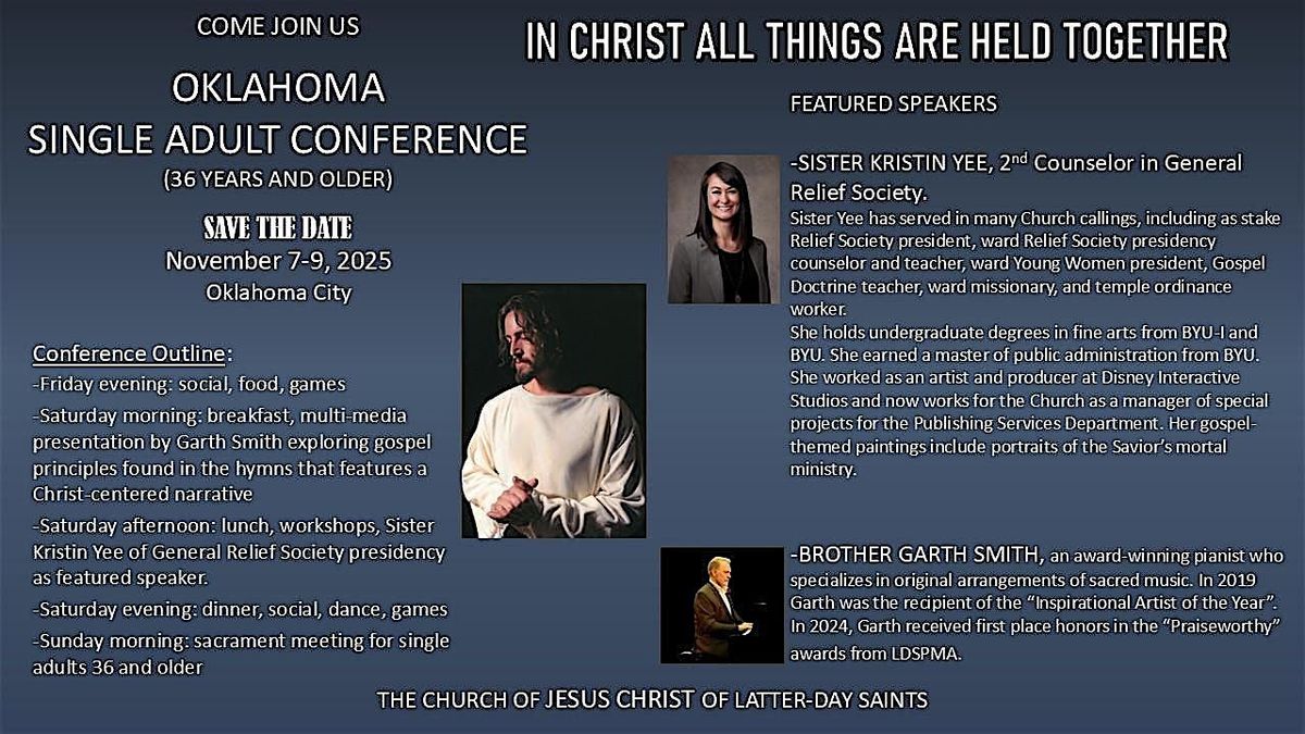 Oklahoma Single Adult 36+ Conference 2025