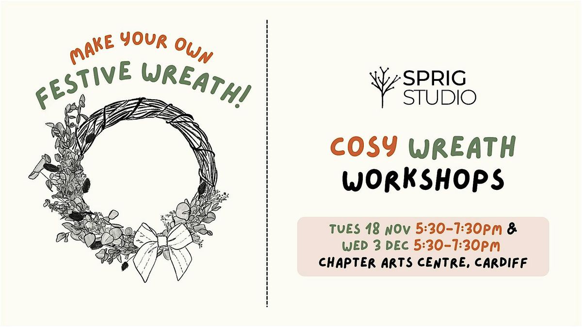 Cosy Wreath Workshop: Make your own festive wreath