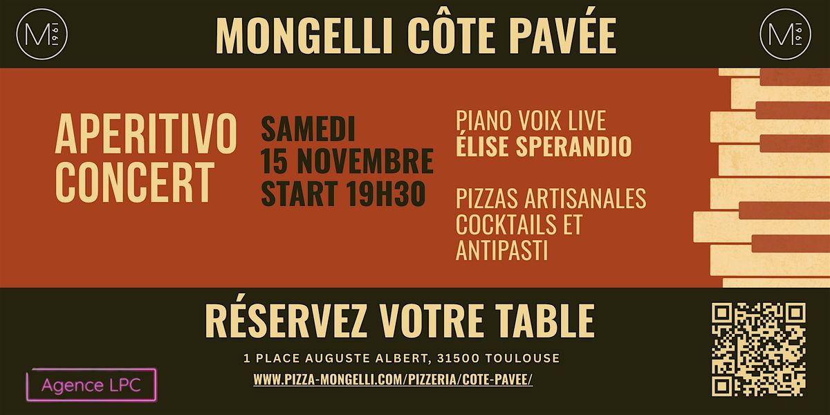 Aperitivo concert - Pizzeria  Mongelli C\u00f4te Pav\u00e9e